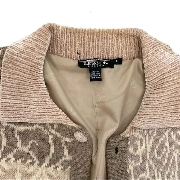 Icelandic Design wool blend button up jacket - Picture 12 of 16